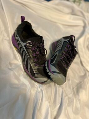 Merrell Women's Black and Purple Trail Runners